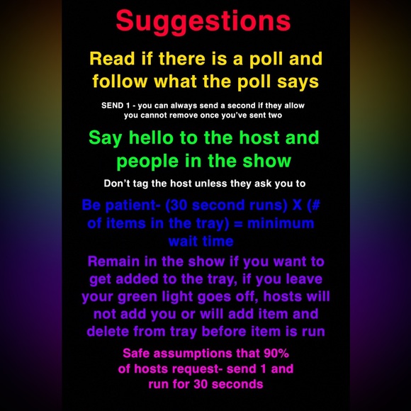 Being Successful in a Share Show - Share Show Etiquette Suggestions - Picture 4 of 8